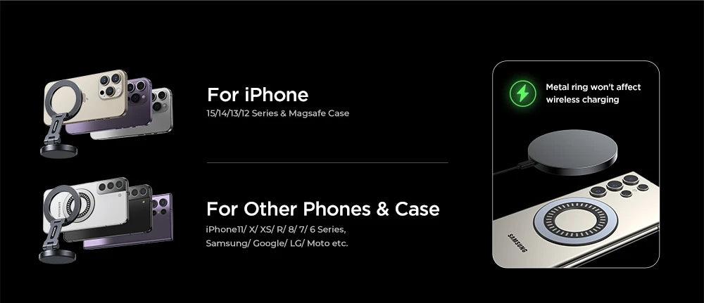 STRONG MAGNETIC FOLDABLE CAR PHONE HOLDER